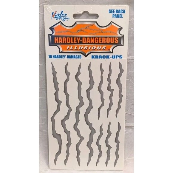NWT Stickers Car Decals Krack Ups Scratches Hardly Dangerous Cracks  TY2K 2001 - Picture 10 of 10